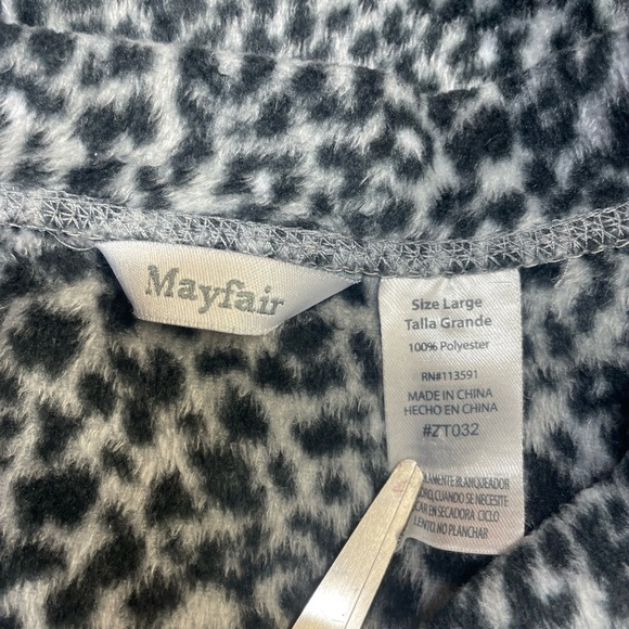 Lot Of 3 Size L Pajama Tops Long Sleeve Pull Over Button Down Mixed Colorful - Picture 6 of 15